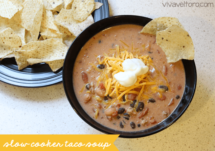 slow cooker taco soup freezer meal