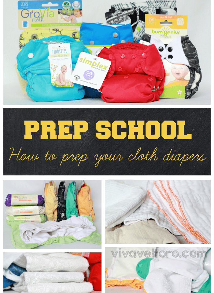prep cloth diapers