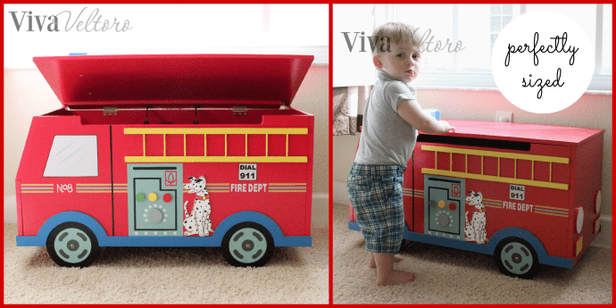 Teamson Fire Truck Toy Chest