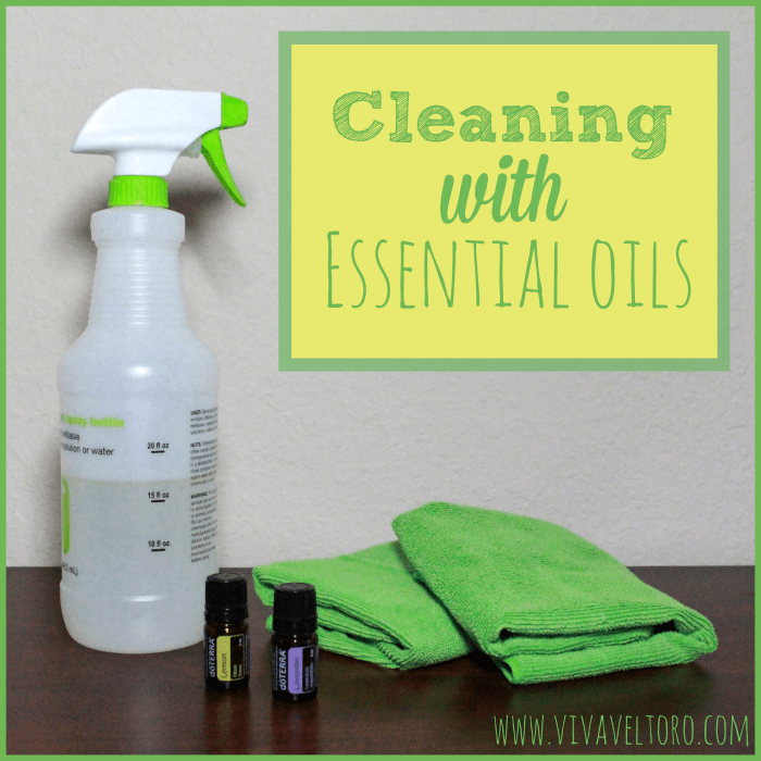 Cleaning with Essential Oils