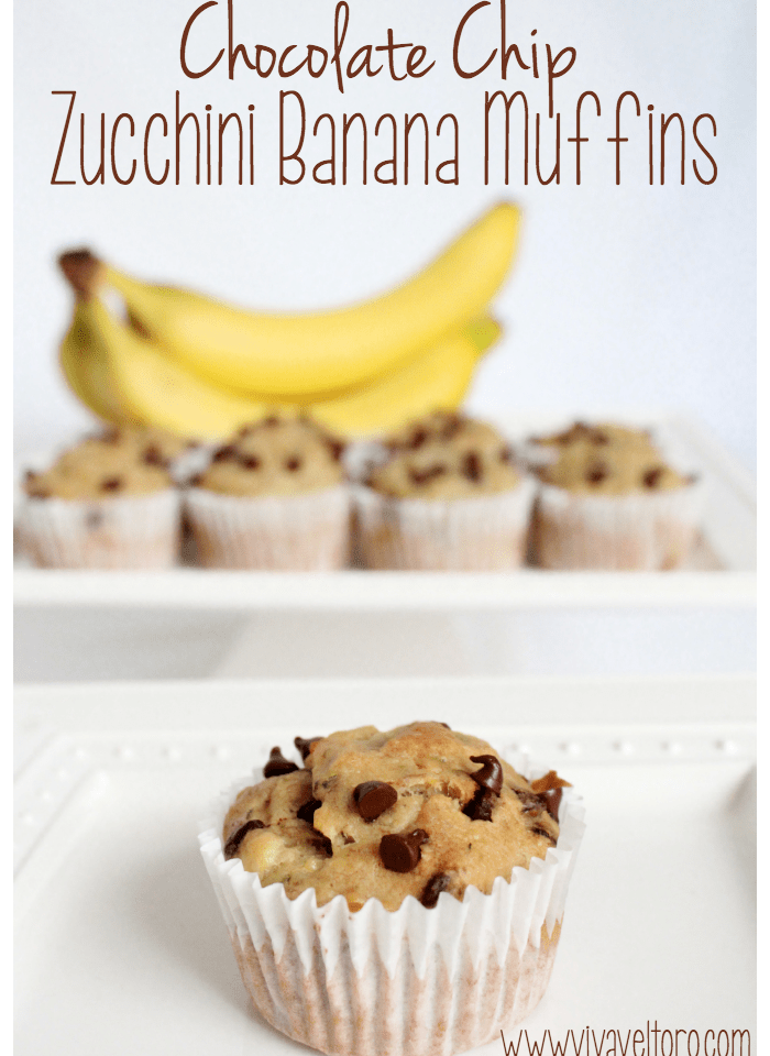 Zucchini Banana Muffins