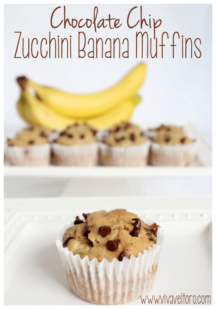 Zucchini Banana Muffins