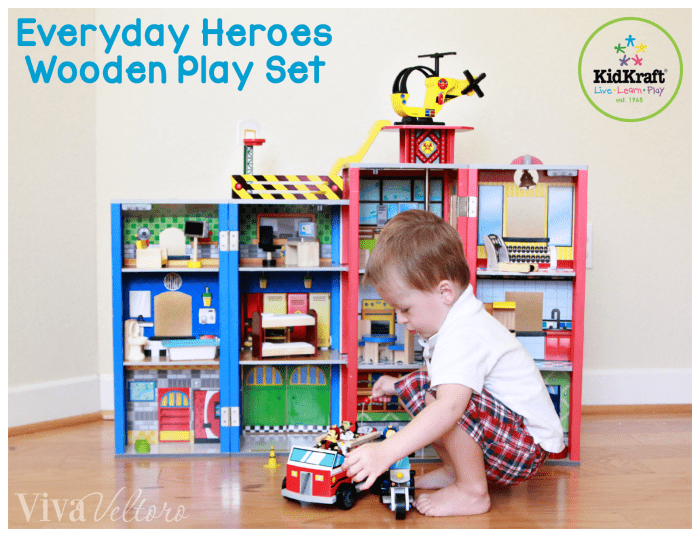 Kidkraft everyday heroes wooden play set