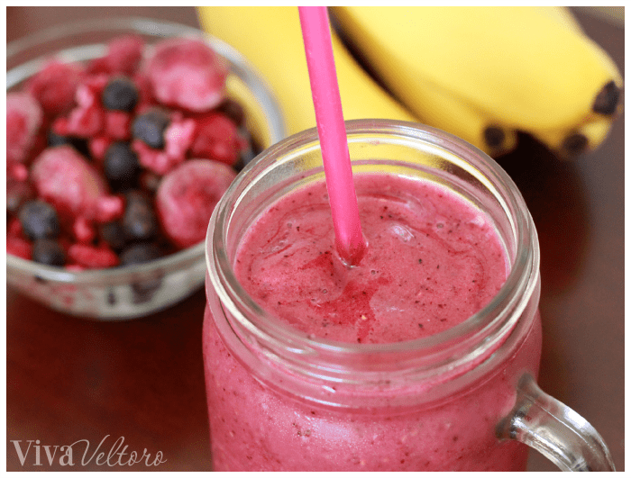 Rise and shine with a Berry Banana Smoothie