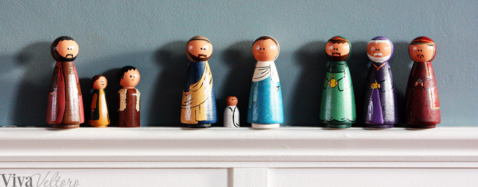 Peg Doll Christmas Nativity