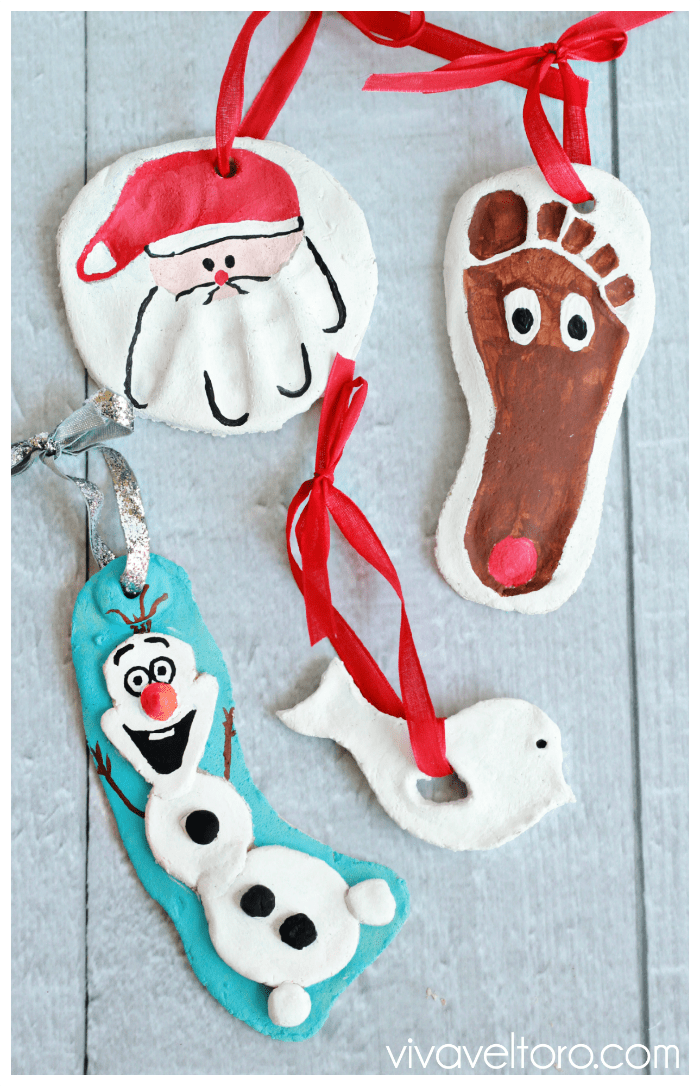 salt dough Christmas ornaments