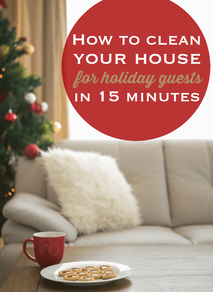 Clean your house in 15 minutes