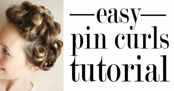 how to do pin curls