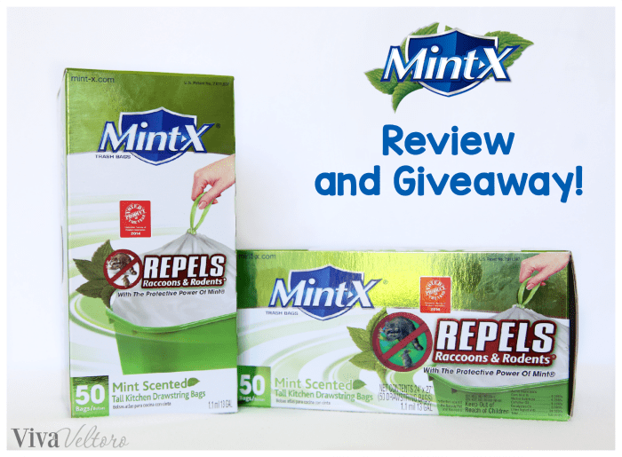 Mint-X Heavy Duty Repellent Trash Bags - Scented