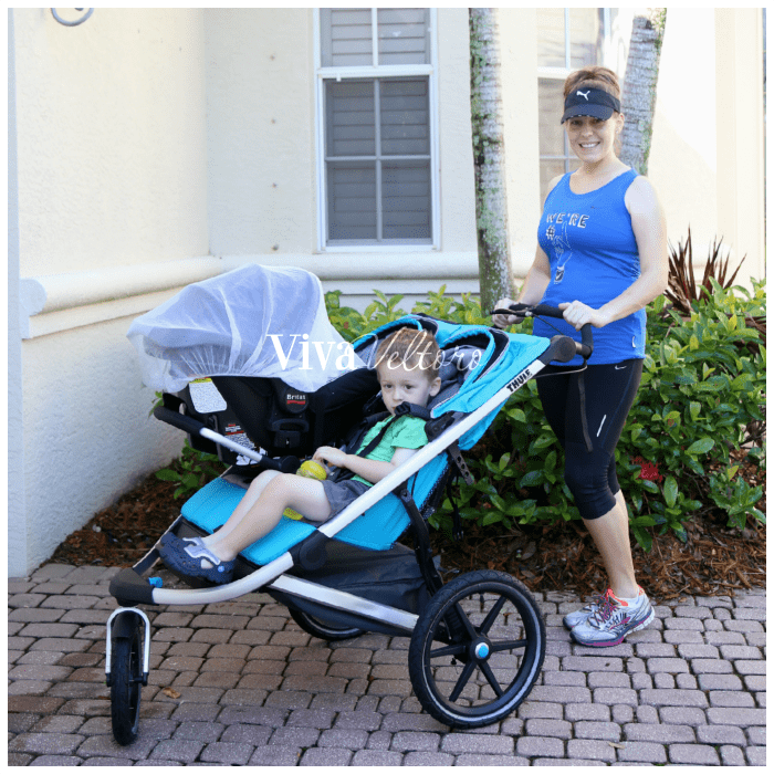 thule double jogging stroller