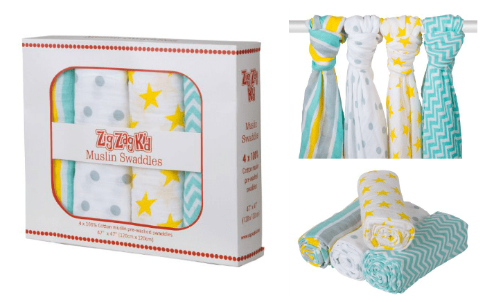 zig zag kid swaddle blankets