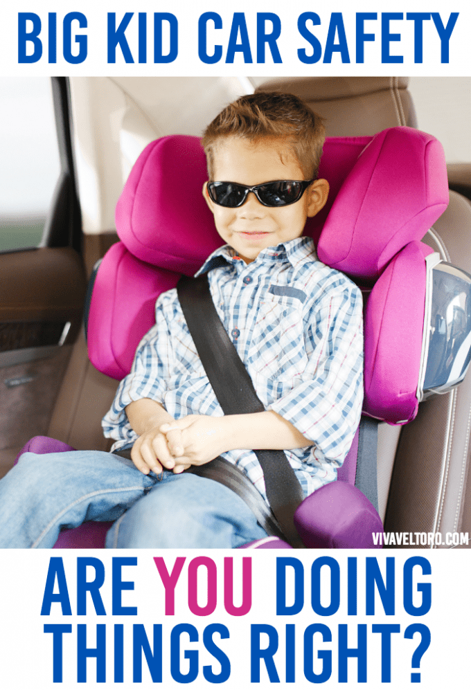 booster seat or seat belt