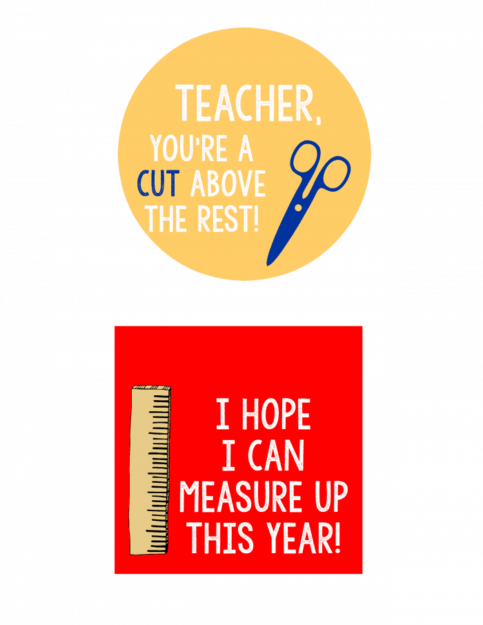 Teacher gift printable