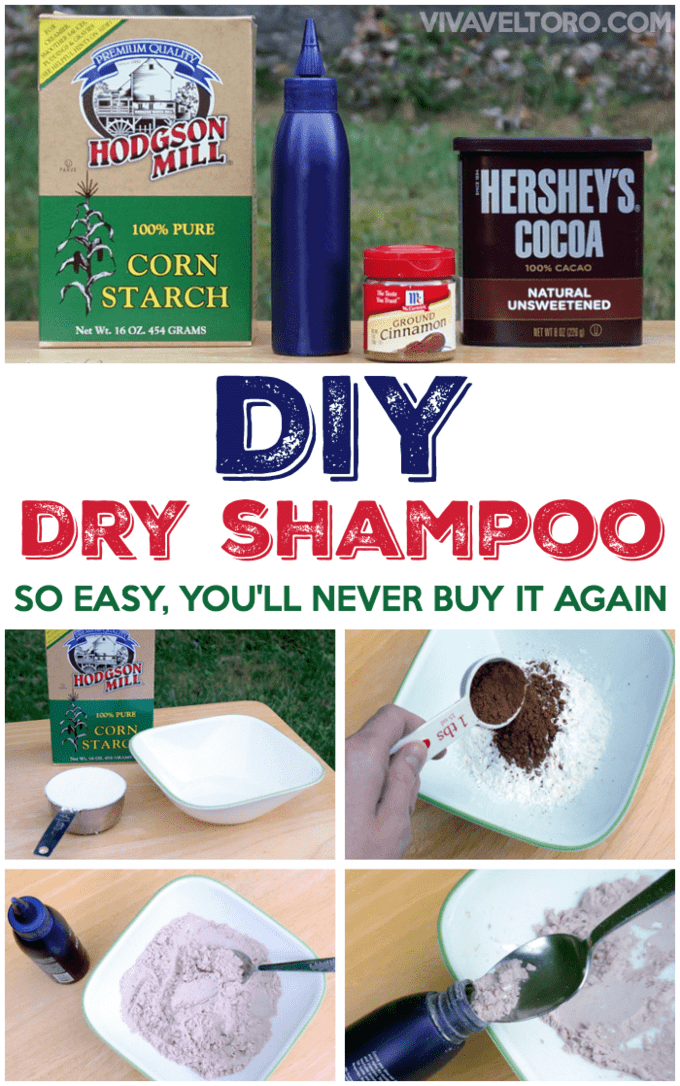 DIY Dry Shampoo for light or dark hair! - Viva Veltoro