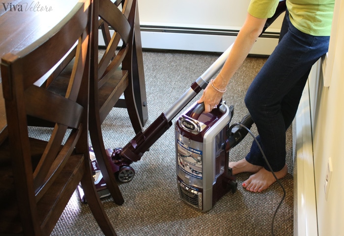 Shark Rotator Powered Lift-Away Vacuum under table