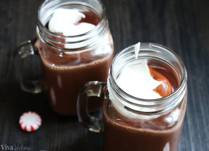 Hood Cream hot chocolate with whipped cream