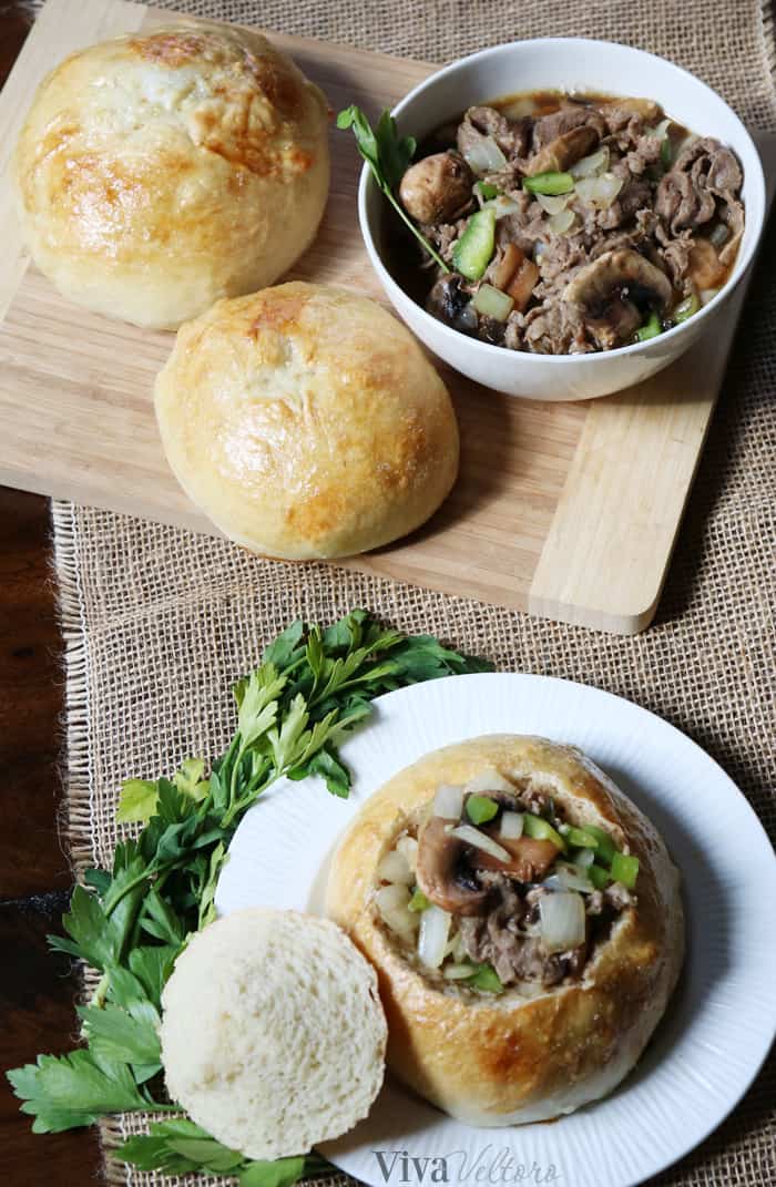 philly cheese steak in bowls