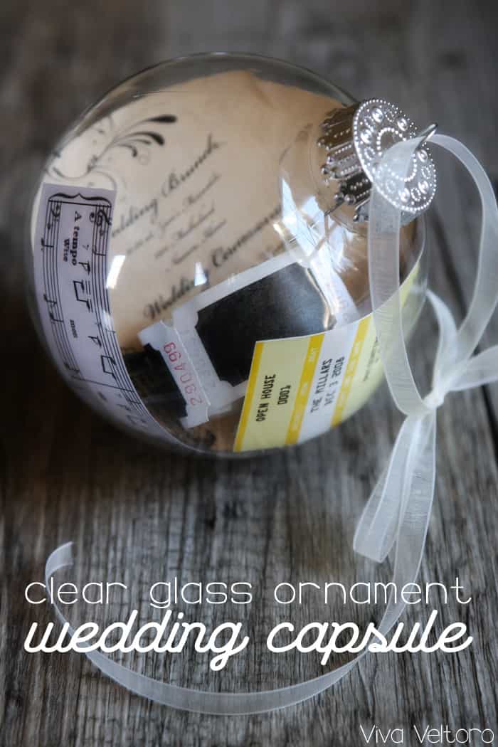 clear glass christmas ornament