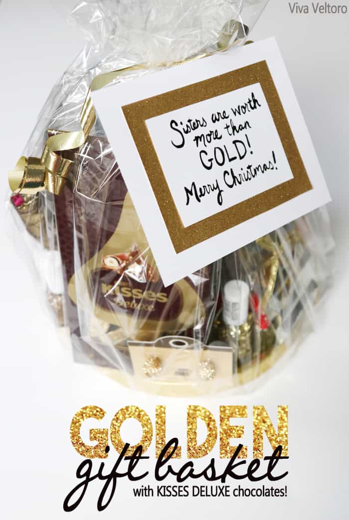golden gift basket