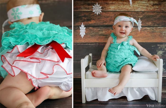 red and white bloomers holiday outfit
