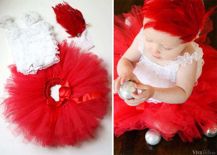 red tutu holiday outfit