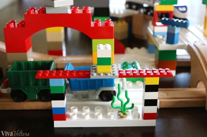 LEGO DUPLO train track