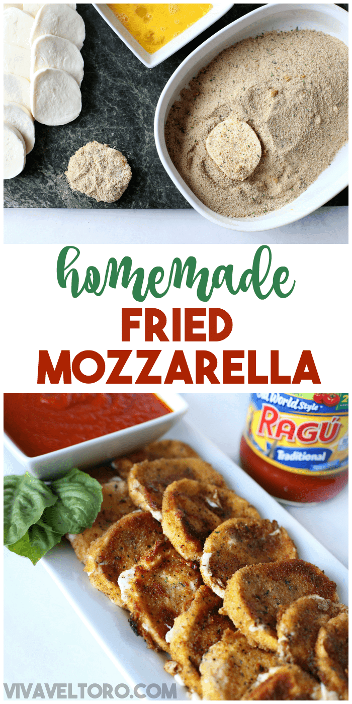 homemade fried mozzarella