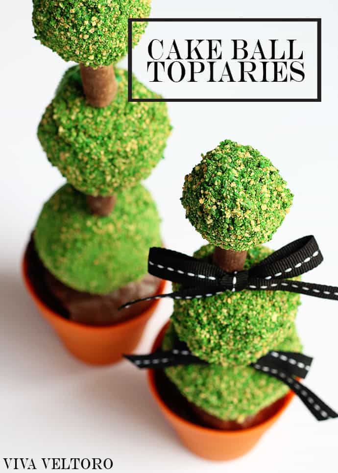 cake ball topiaries