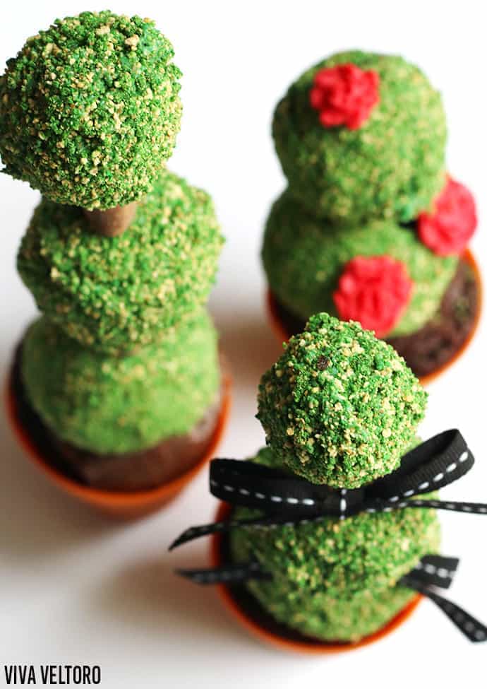 chocolate topiary