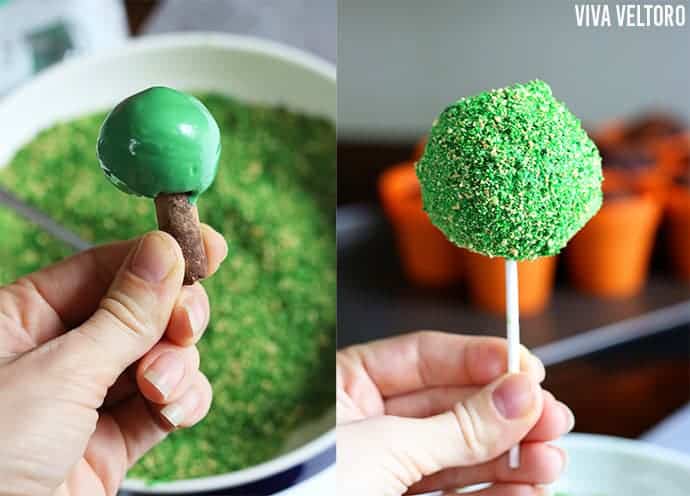 dipping cake pops