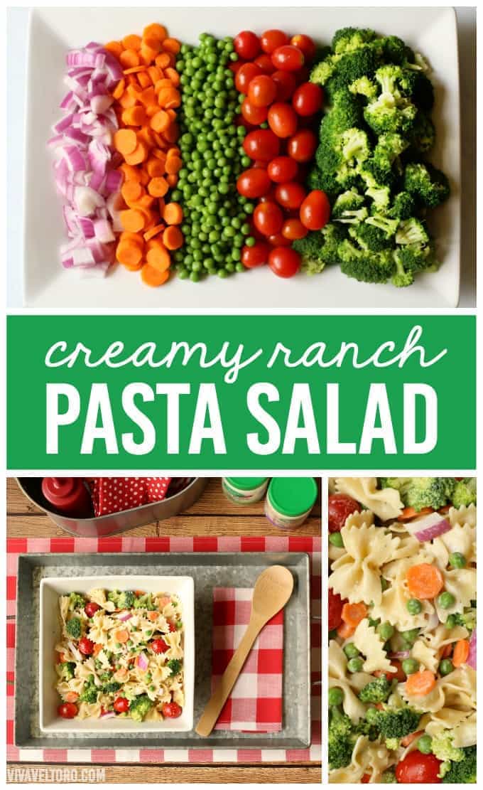 creamy ranch pasta salad