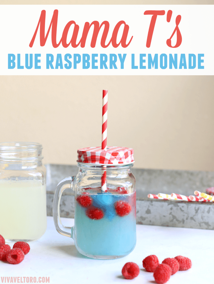 blue raspberry lemonade