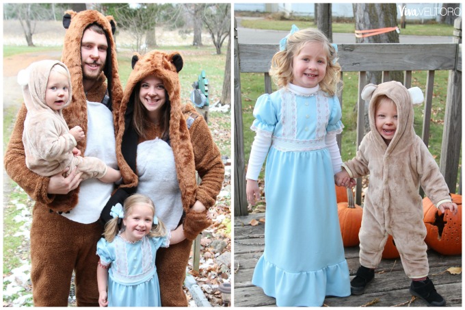 goldilocks and the three bears costume