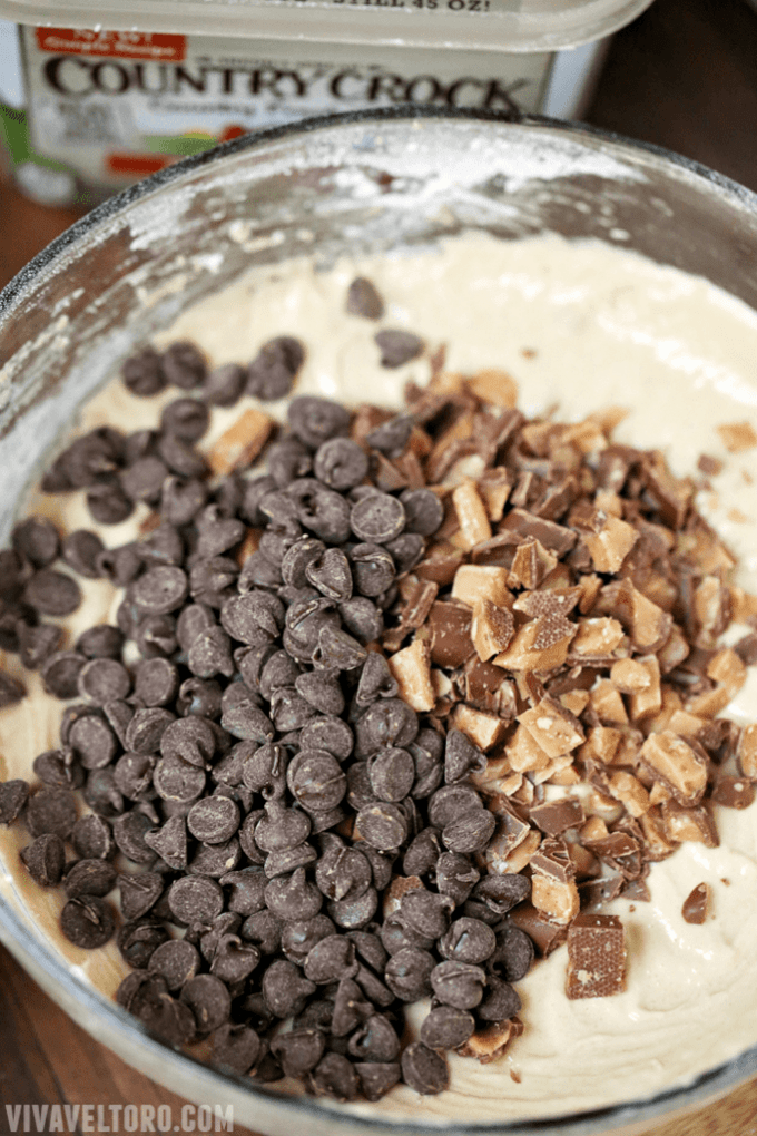 toffee chocolate chip mix ins