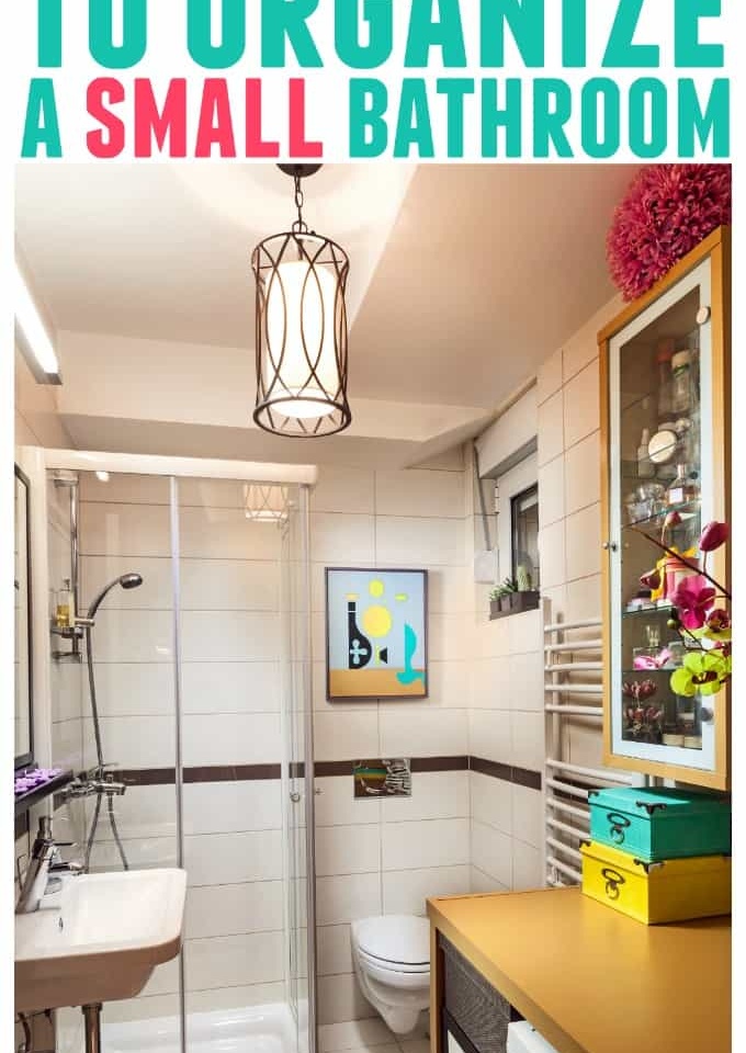 organize small bathroom