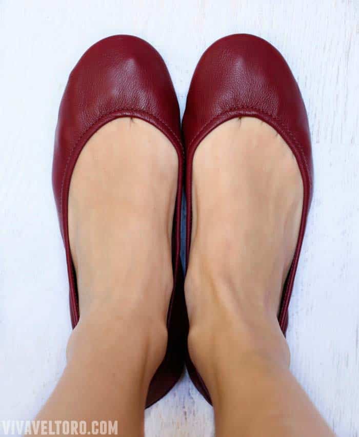 Burgundy tieks