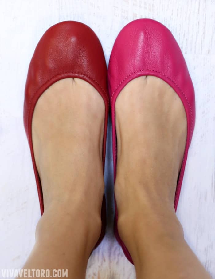 cardinal red fuchsia tieks