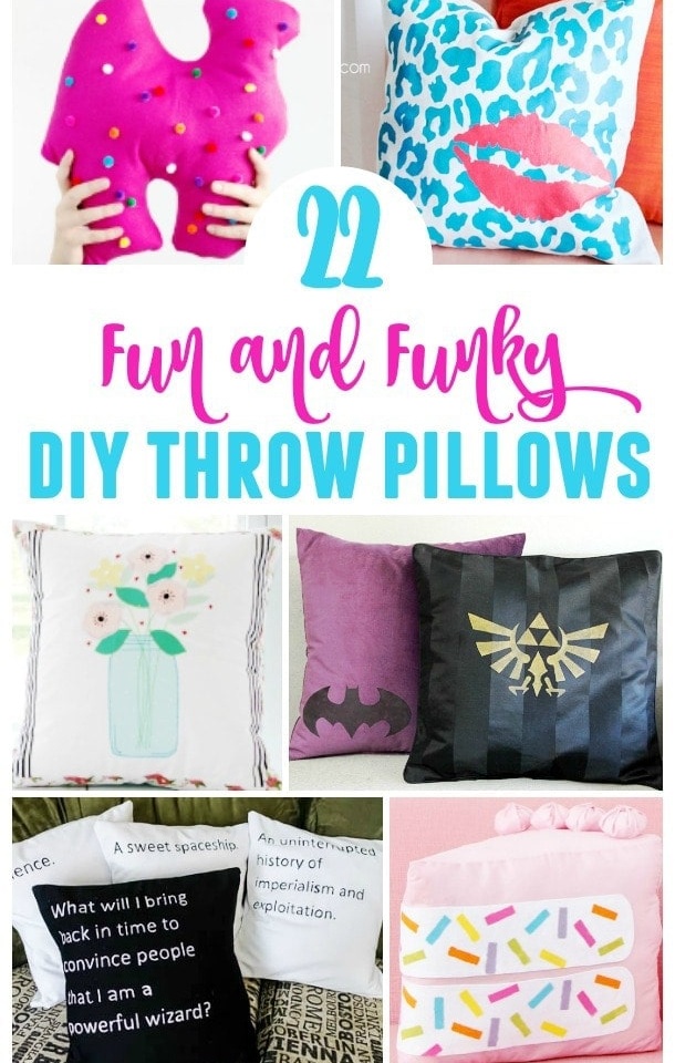 DIY throw pillows