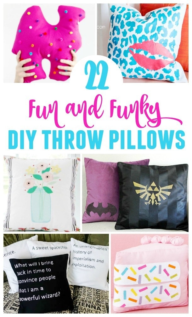 DIY throw pillows