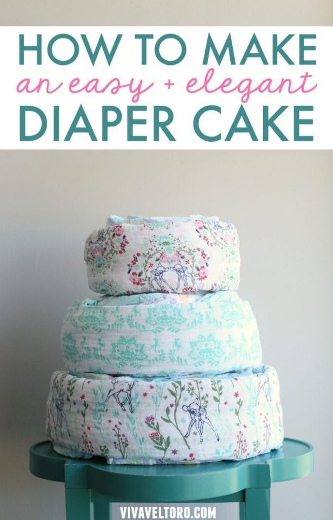 baby shower diaper cake