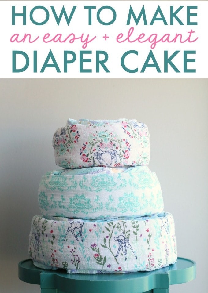 baby shower diaper cake