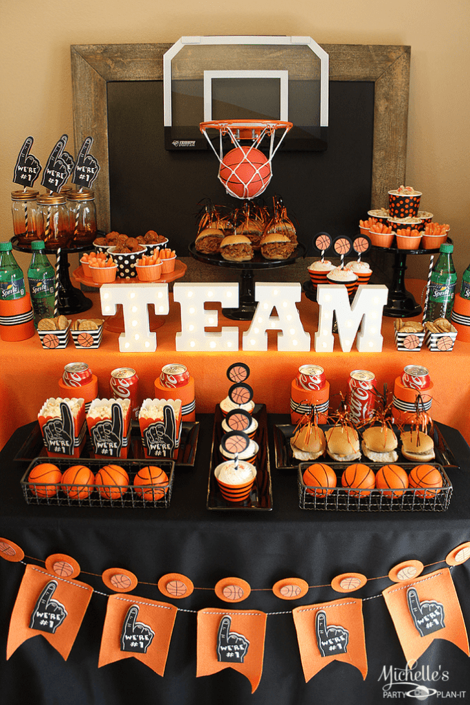 basketball party decor