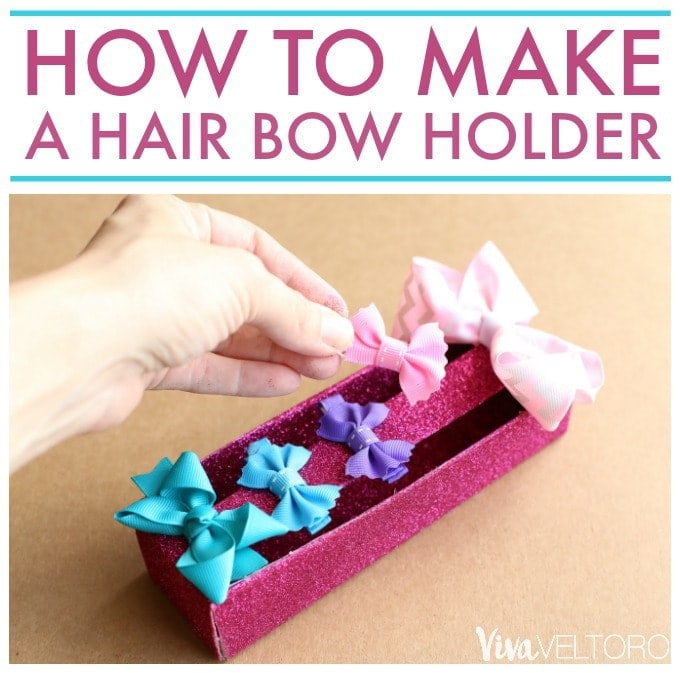 How to Make a Hair Bow Holder - Easy Upcycle DIY! - Viva Veltoro