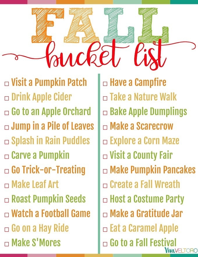 Fall Fun Bucket List Ideas For Families Plus A Step2 Giveaway