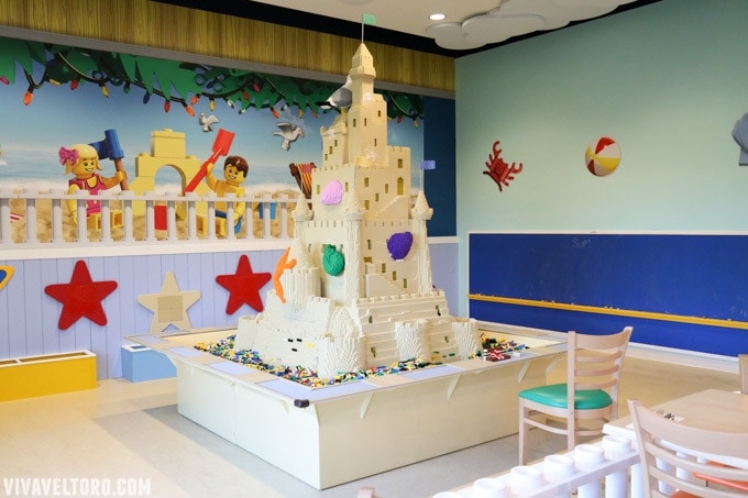 Legoland sand castle