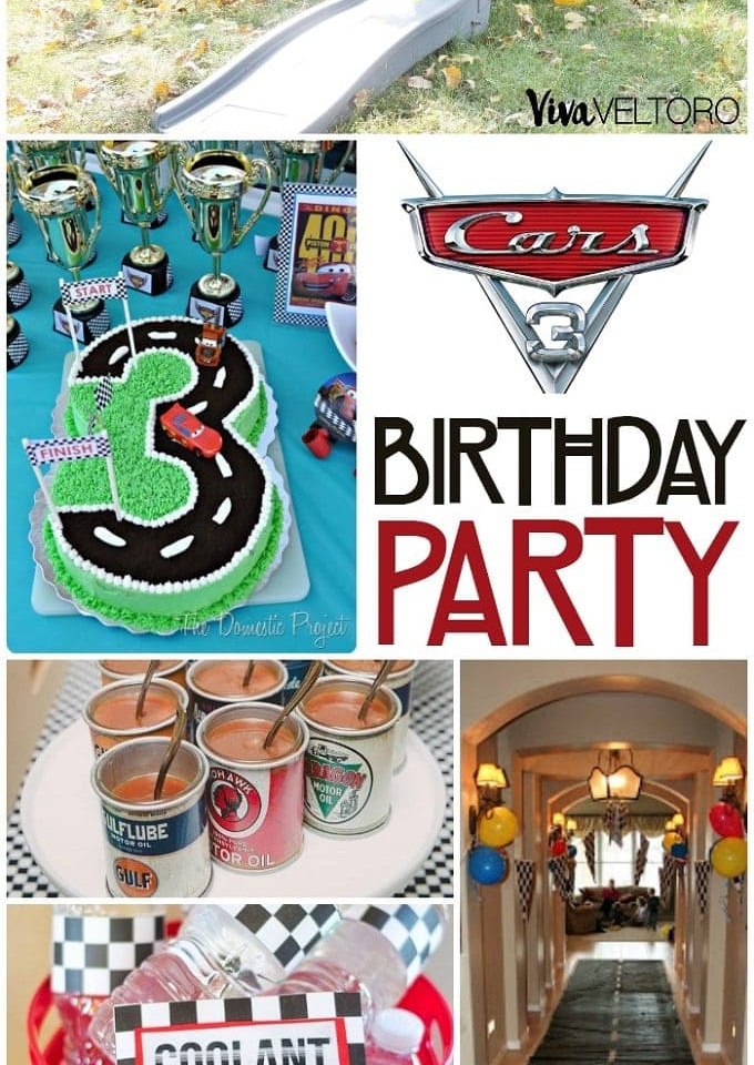cars themed birthday party ideas