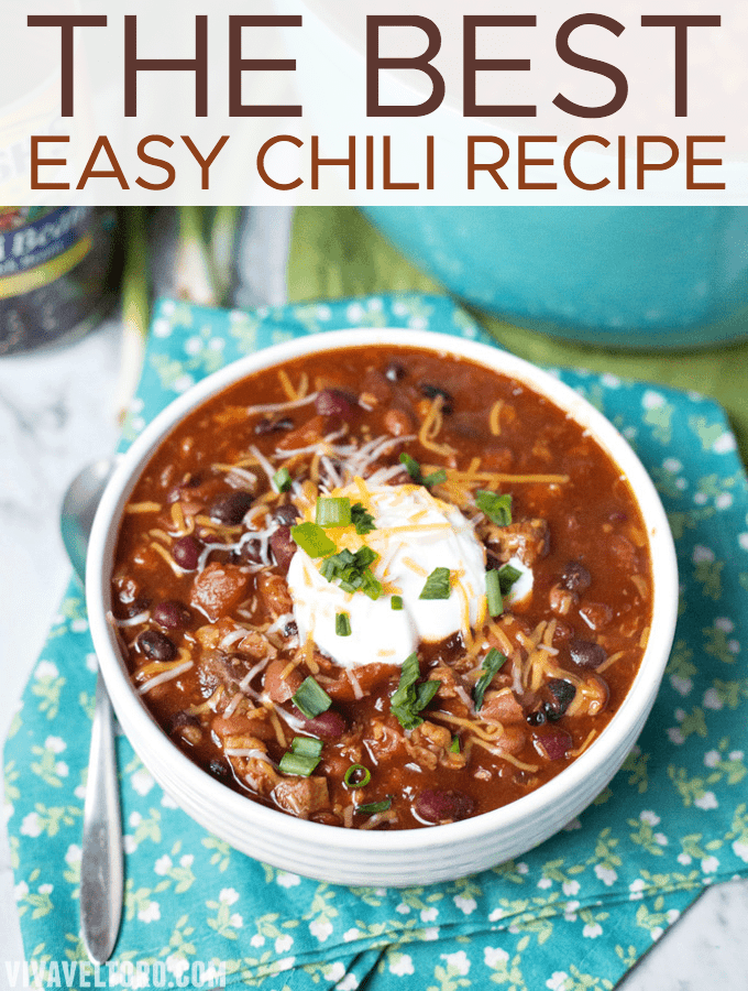 best easy chili recipe with ground beef