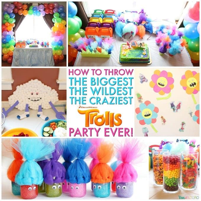 trolls birthday party ideas
