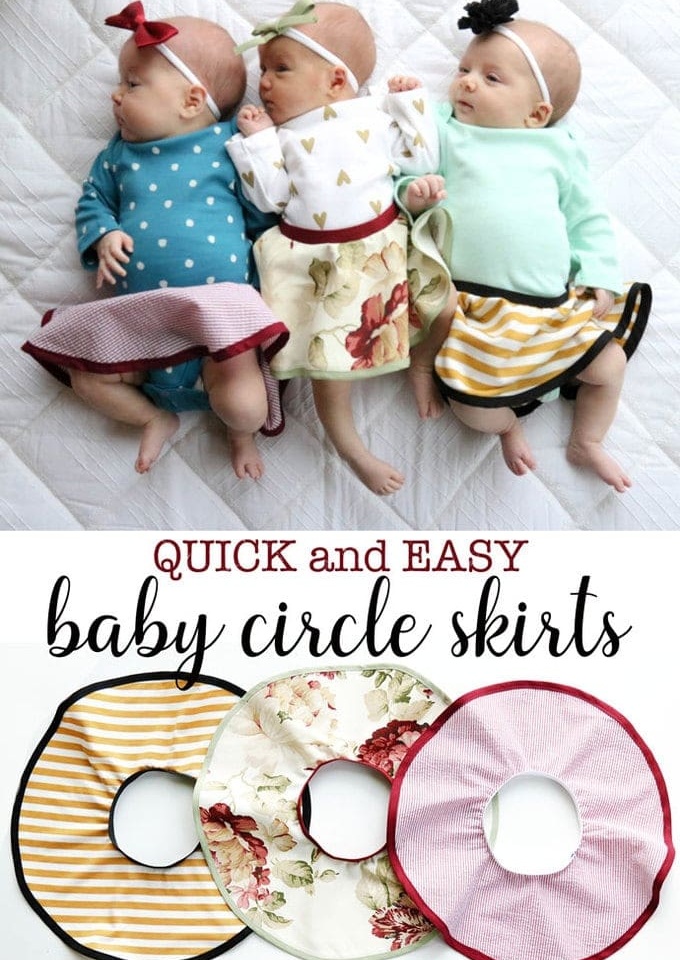 circle skirts for babies