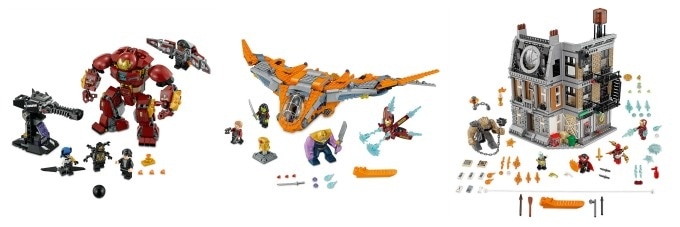 avengers LEGO sets